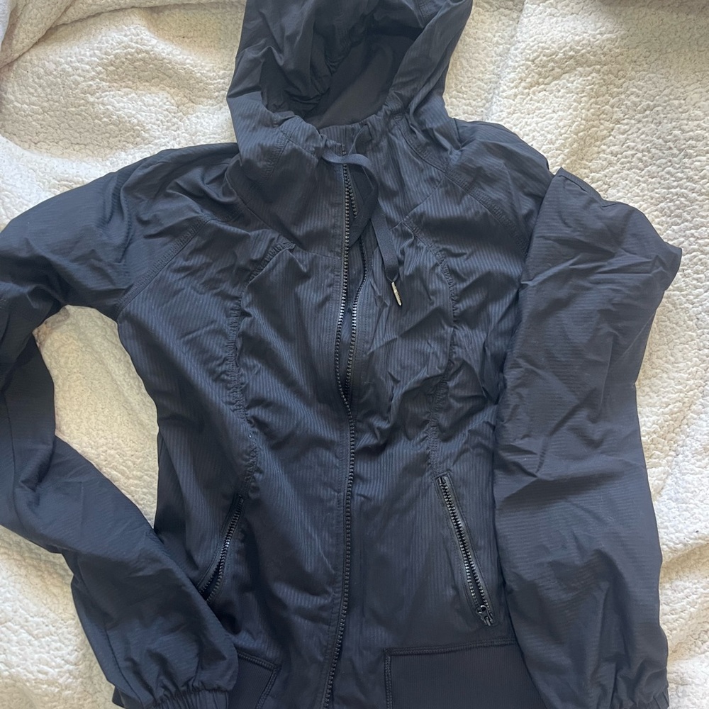 Lululemon Black Hooded Jacket